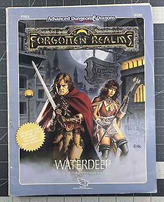 TSR Advance Dungeons And Dragons AD&D Forgotten Realms Waterdeep • $20