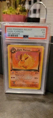 $18 • Buy 2000 Pokemon Rocket Dark Flareon 1st Edition Psa 5