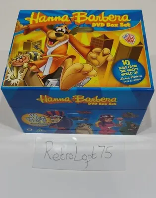 Hanna Barbera 10 DVD Box Set   Flintstones Top Cat Wacky Races Hong Kong Phooey. • £27.95