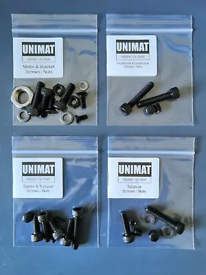 Unimat SL Replacement Nut & Screw Kit 31pc Emco SL1000 DB200 Lathe Spares • £15.50