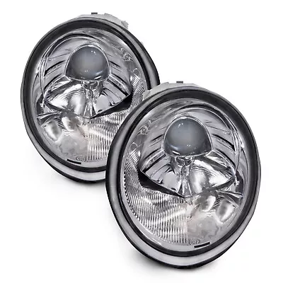 Fits 1998-2005 Volkswagen Beetle Halogen Chrome Headlights W/Performance Lens • $179.99