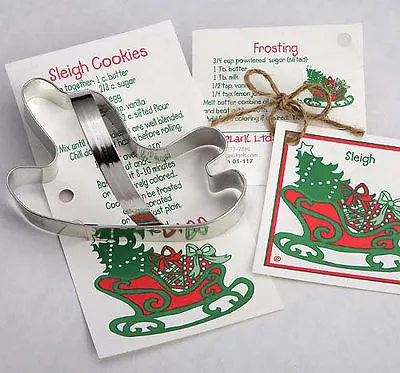 Christmas Sleigh  Cookie Cutter~~ By Ann Clark  • $3.99