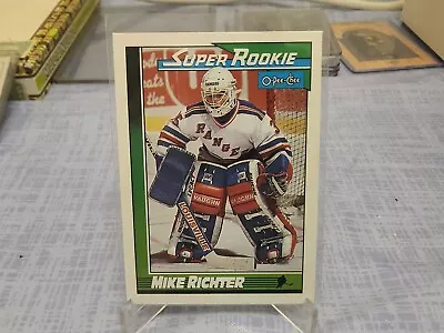 Mike Richter 1991 O-pee-chee Hockey Super Rookie Rc Card #11 Rangers • $0.01