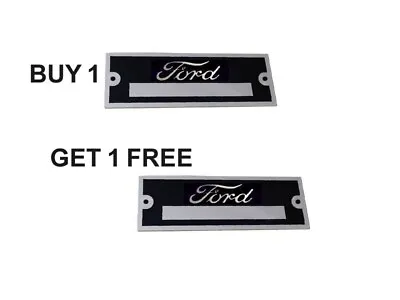 Ford Data Plate Serial Number ID Tag Hot Street Rod Rat Rod Ford Motor (U+1) • $9.44
