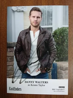 DANNY WALTERS *Keanu Taylor* EASTENDERS HAND SIGNED AUTOGRAPH CAST PHOTO CARD • £39.99