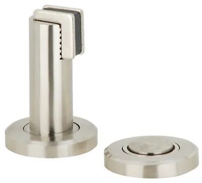 Magnetic Door Holder Star Tec Stainless Steel Finish - 4kg Pull Of Hafele • £12.95