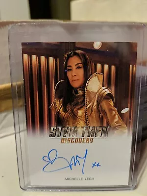 2022 Star Trek Discovery Season 3 Michelle Yeoh Autograph Card*Emperor Georgiou* • $199.99