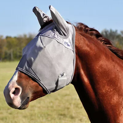 62CE Yearling Cashel Crusader Standard Mule Donkey Fly Mask W/ Ears Grey • $39.99