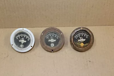 1919-1924 Chevrolet Oil Gauges 490's & Superior   Lot Of 3 Gauges • $50