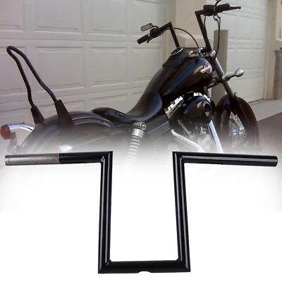 $58.95 • Buy Motorcycle 1  Narrow Z Bars 10  Rise Handlebars For Harley Honda Chopper Bobber