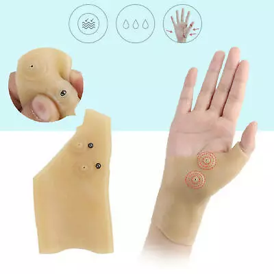 1X Gel Thumb Hand Support Arthriti Compression Magnetic Therapy Wrist Gloves • $7.24