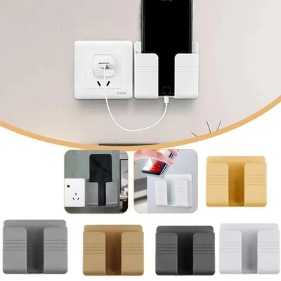 $4.69 • Buy Mobile Phone Charging Organizer Storage Box Holder Wall Mounted N GX Stand G6Y1