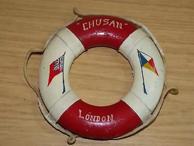 BP332: Vintage Cruise Liner - Chusan London Lifebuoy Ring • £5