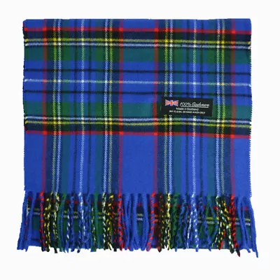 Mens Royal Stewart SCOTLAND 100% CASHMERE Scarf Winter Scarves Check Plaid Wool • $7.49