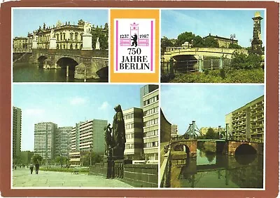 Berlin Germany Marx-Engels Bridge Friedrichsbrücke Gertrauden Bridge Postcard • $19.99