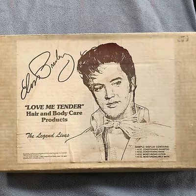 1986 Rare Elvis Presley Love Me Tender Hair And Body Care Products USA 4 Pcs • $75