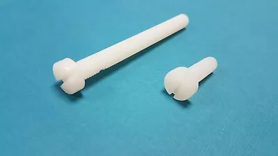 £2.50 • Buy Nylon Plastic Cheese Head Screws / Bolts / Fasteners M2 M3 M3.5 M4 M5 M6 