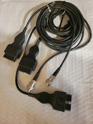 $75 • Buy RossTech Vagcom Diagnostic Cables (Volkswagen) Two 8-pin Cables + 1 Serial Post