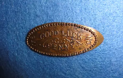 Old Elongated Penny   Good Luck Penny Yes No   Martin & Dow Lucky Cent-1. • $0.99