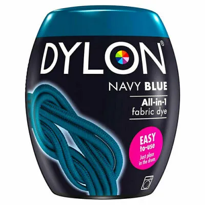 DYLON Washing Machine Fabric & Clothes Dye Pod Navy Blue 350G • £11.95