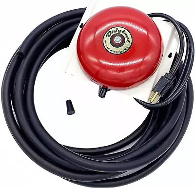 Milton’S Bells Red Original Driveway Bell Kit With 50' Signal Hose For Dri • $185.99