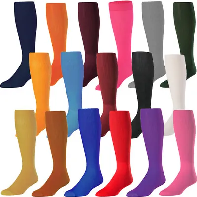 Twin City Adult Solid Baseball/Softball Tube Sock Youth And Adult No Heel Socks • $6.95