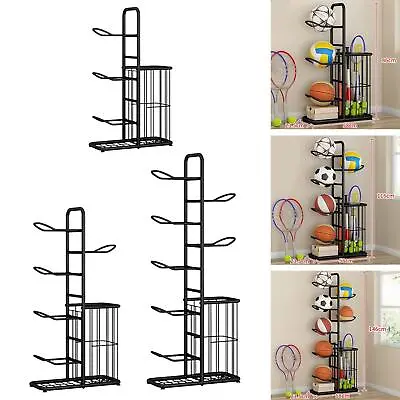 £50.62 • Buy Sports Equipments Storage Rack Innovative Indoor Vertical Display Stand Ball