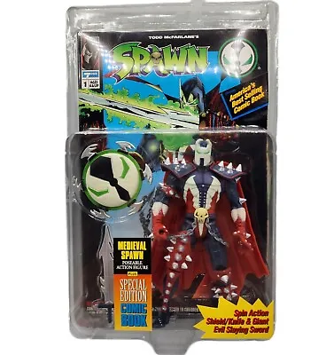 Medieval Spawn McFarlane Action Figure 1994 With Special Edition Comic Book • $44.99