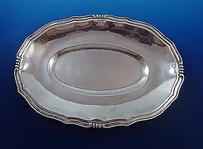 Oval Mexican Sterling Silver Dish Bowl Platter 12 1/2  By 8  • $949