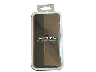 Genuine HUAWEI P40 Pro Smart View Flip Cover Case Black • £12.99