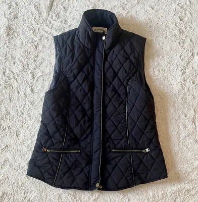 $15 • Buy CAMBRIDGE DRY GOODS Navy Medium Light Puffer Vest