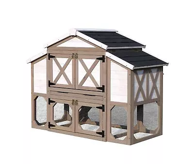 Zoovilla Country Style Chicken Coop Metal Nest Box With Asphalt Roof Panels • $258.69