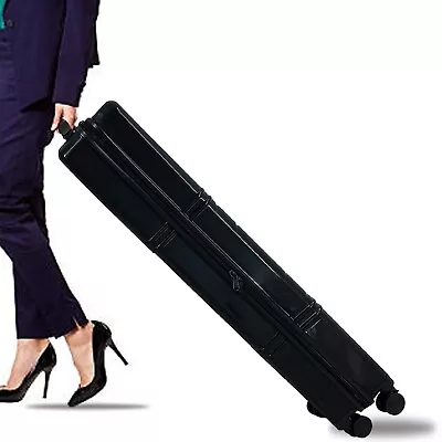 Trade Show Hard Travel Case With With Silent Four Wheels And Handle 39  X 10 X 8 • $135