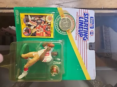1991 Jerry Rice Starting Lineup Kenner Figure 49ers W/ Collector Coin & Card • $40