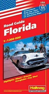 £6.36 • Buy Florida 11 Hallwag (+r) (USA Road G... By Hallwag Kummerly & F Sheet Map, Folded