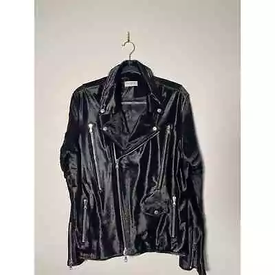 Beautiful Ful Men's Cowhide Black Leather Moto Jacket • $1000