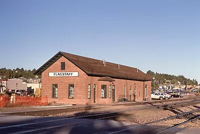 JS: Original Slide Former ATSF Santa Fe MofW Building - Flagstaff AZ 1998 • $2.95