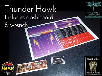 MASK M.A.S.K. Thunder Hawk Thunderhawk Ultimate Upgrade Custom Sticker Kit • £6.25