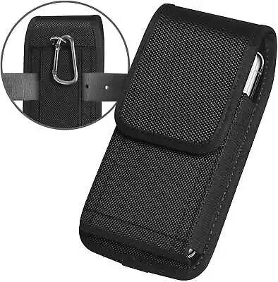 Universal Belt Loop Hook Cover Pouch Bag Nylon Case For All Mobile Phone Holster • £5.99