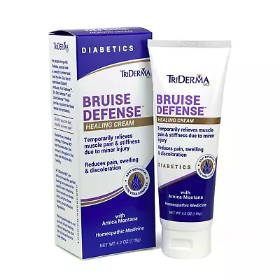 $14.99 • Buy TriDerma Bruise Defense Healing Cream With Arnica And AP4 Aloe 4.2 Ounce Tube