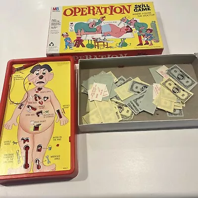 Vintage Milton Bradley 1965 Operation Skill Game TESTED. Smoking Doctor Rare • $9.99