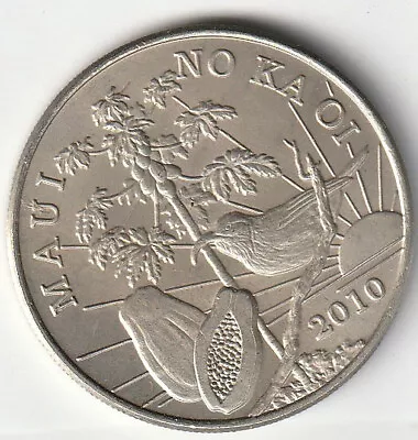 HAWAII - 2010 MAUI TRADE DOLLAR Coin  'NO KA OI'   The Valley Isle • $8