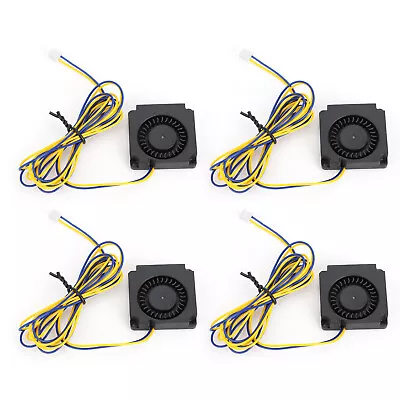 $14.99 • Buy 4x 3D Printer Cool Radial Turbo Blower Fan 24V 4010 40MM For ENDER 3 CR-10S PRO