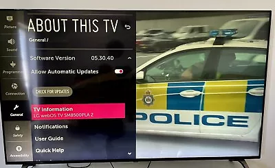 £99 • Buy LG SM8500PLA 2 65” LED TV (See Pictures & Description)