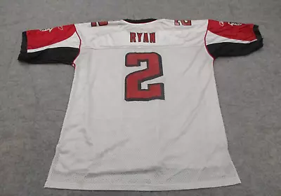 Matt Ryan Atlanta Falcons Jersey Mens Extra Large White Red Reebok NFL Football • $27.97