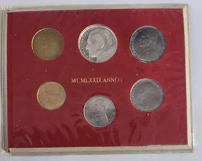 10 - 500 Lira Pope John Paul II 1979 Vatican 6 Coin Set/w Silver 500 Lira • $29.95