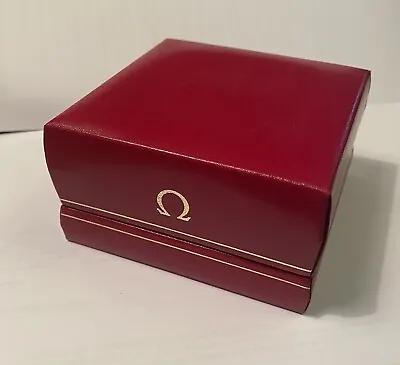 £20 • Buy Genuine Omega Watch Box Vintage Red 1501 Seamaster Speedmaster Constellation