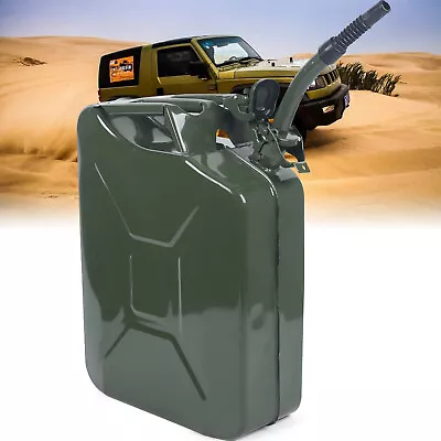 Fuel Can 5 Gallon 20L Gas Gasoline Fuel  Backup Metal Steel Tank Spill Proof • $39.90