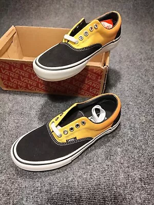 *New* Vans Era Pro Fade Black/ Orange Men's Size 6.5 Woman's 7.5 Flame • $20