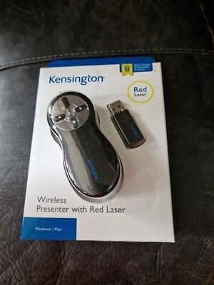 Kensington Wireless USB Powerpoint Presentation Clicker Red Laser Pointer 9.99p • £13.50